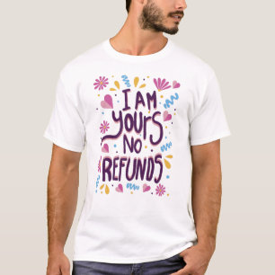 Camiseta Soy tuyo sin devoluciones
