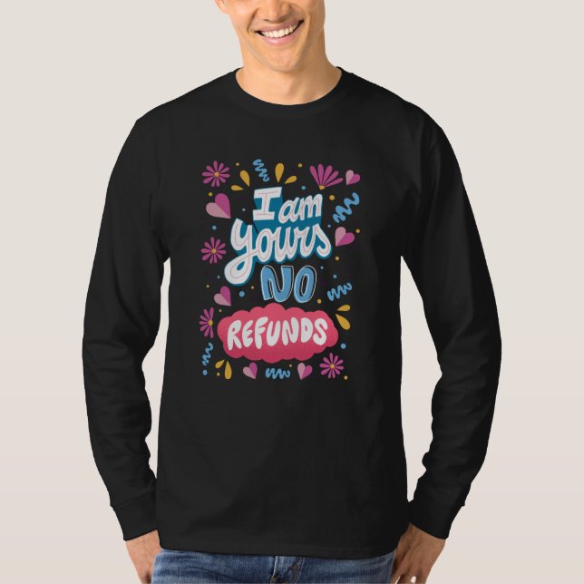 Camiseta Soy tuyo, sin devoluciones (Anverso)