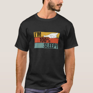 Camiseta Soy un 100% Chiste perezoso de pato