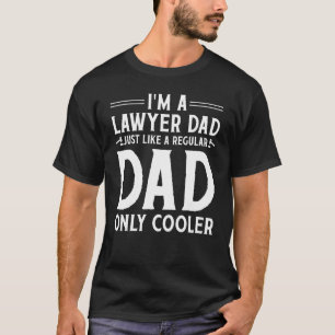 Camiseta Soy un abogado papá, igual que un papá normal, sol