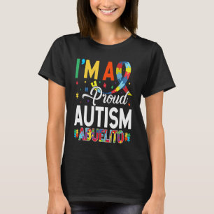 Camiseta Soy un Abuelito Orgulloso de Autismo que Combina c