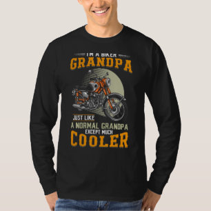 Camiseta Soy Un Abuelo Biker Igual Que Un Funn Normal De Ab