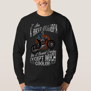 Camiseta Soy Un     Abuelo Biker Para Las Motocicletas Gran