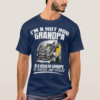 Camiseta Soy Un Abuelo Caliente Como Un Abuelo Regular Sola