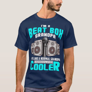 Camiseta Soy un abuelo de beatbox Igual que un abuelo norma