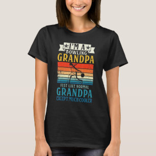 Camiseta Soy un abuelo de bolos igual que un abuelo normal 