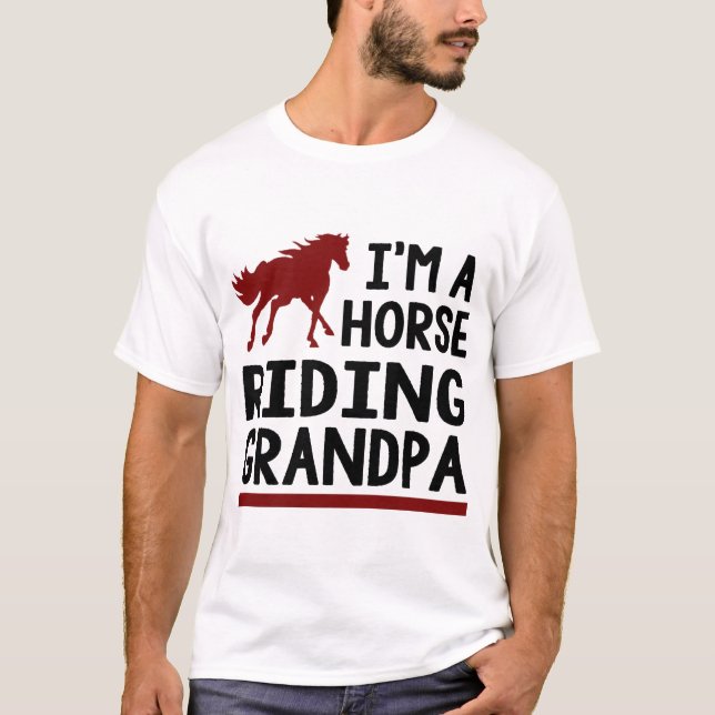 CAMISETA SOY UN ABUELO DE CABALLO (Anverso)