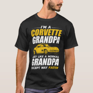 Camiseta soy un abuelo de la corbeta como un abuelo normal
