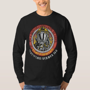 Camiseta Soy Un Abuelo De Papá Y Un Bombero Nada Da Miedo