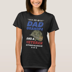 Camiseta Soy un abuelo de papá y un veterano 1