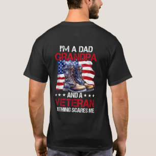 Camiseta Soy un abuelo de papá y veterano Día de los Vetera