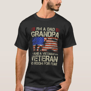 Camiseta Soy un abuelo de papá y veterano retro de Vietnam 
