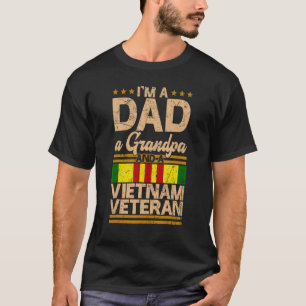 Camiseta Soy un abuelo papá, veterano de Vietnam, orgulloso