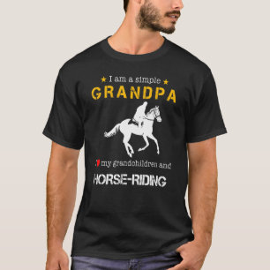 Camiseta Soy Un Abuelo Simple Que Amo A Mis Nietos Y