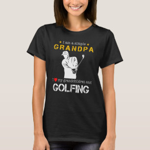 Camiseta Soy Un Abuelo Simple Que Amo A Mis Nietos Y