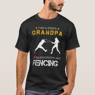 Camiseta Soy Un Abuelo Simple Que Amo A Mis Nietos Y