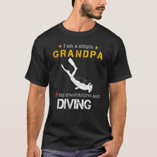 Camiseta Soy Un Abuelo Simple Que Amo A Mis Nietos Y