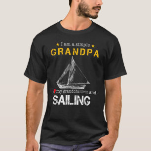 Camiseta Soy Un Abuelo Simple Que Amo A Mis Nietos Y