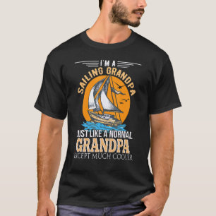 Camiseta Soy un abuelo velero como un Guay normal