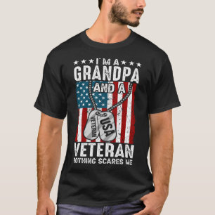Camiseta Soy un ABUELO y un veterano nada me asusta