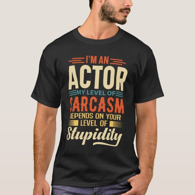 Camiseta Soy un actor (Anverso)