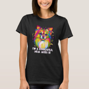 Camiseta Soy un acuerdo de Chihuahua con su mamá perro y su