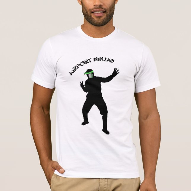 Camiseta Soy un aeropuerto Ninja (Anverso)
