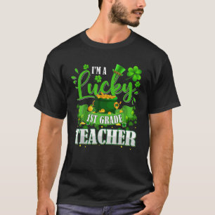 Camiseta Soy un afortunado profesor de primer grado St Patr