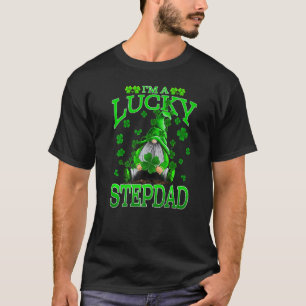 Camiseta Soy un afortunado Stepdad St Patrick's Day Gnomes