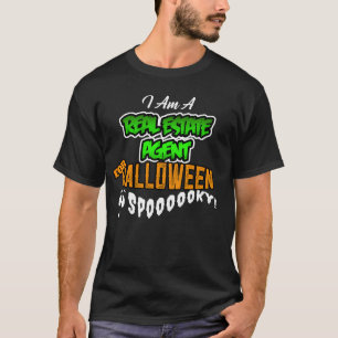 Camiseta Soy un Agente Inmobiliario para Halloween Realtor