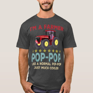 Camiseta Soy Un Agricultor Pop Feliz Día Del Padre Tractor