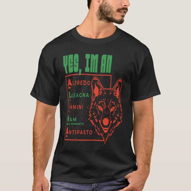 Camiseta Soy un Alfa Italiano (Anverso)