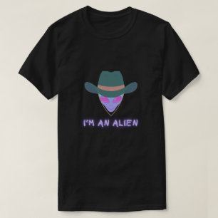 Camiseta "SOY UN ALIEN" - Vaquero