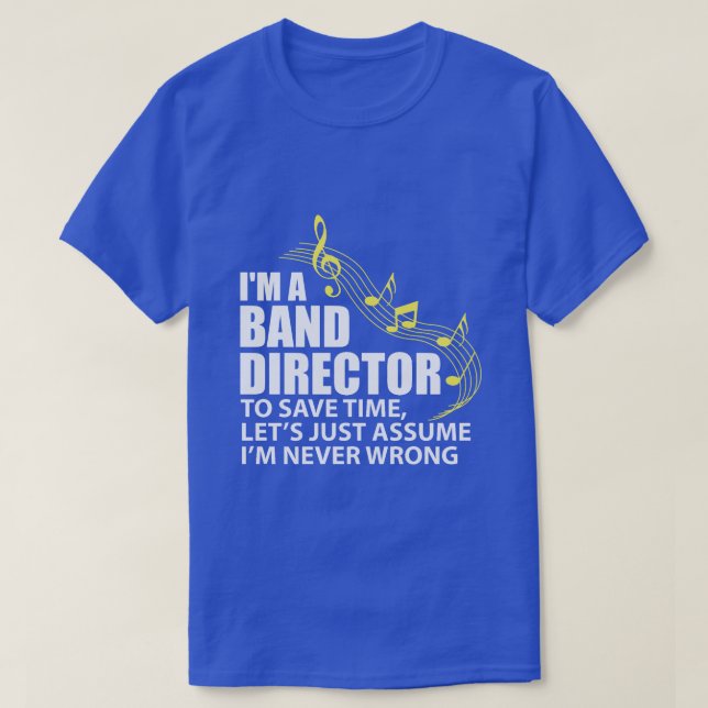 Camiseta Soy un amante de la música divertida y directora d (Diseño del anverso)