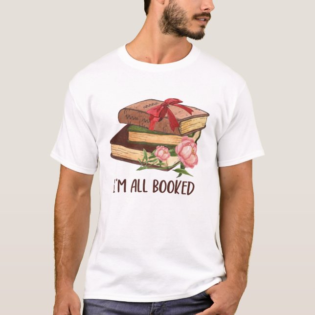 Camiseta Soy un amante de los libros graciosos (Anverso)