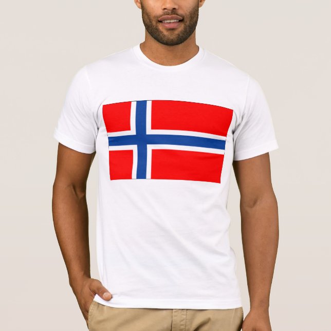 Camiseta Soy un americano noruego (Anverso)