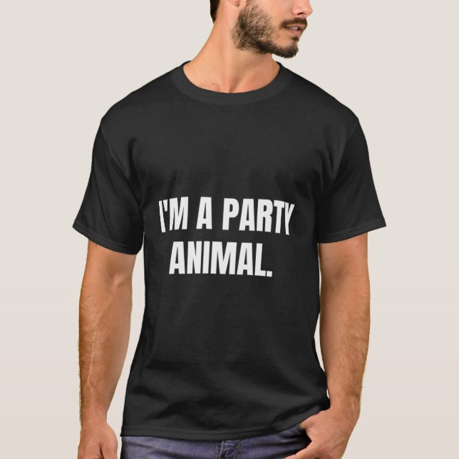 Camiseta Soy Un Animal Py (Anverso)