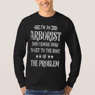 Camiseta Soy un arborista trepador de árboles hombres leñad