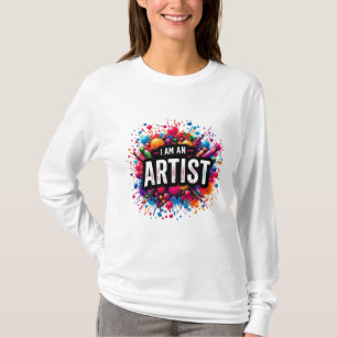 Camiseta Soy un artista   pintor   Dibujo   Profesora de ar