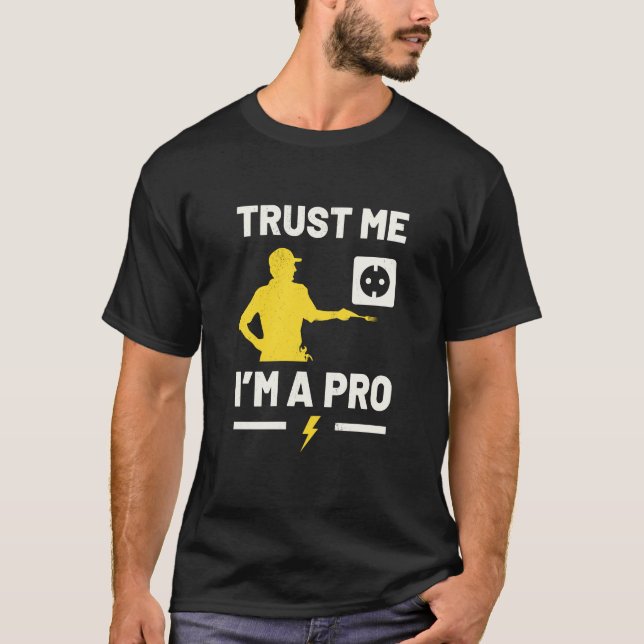 Camiseta Soy Un Artista Profesional De Electricidad Diverti (Anverso)