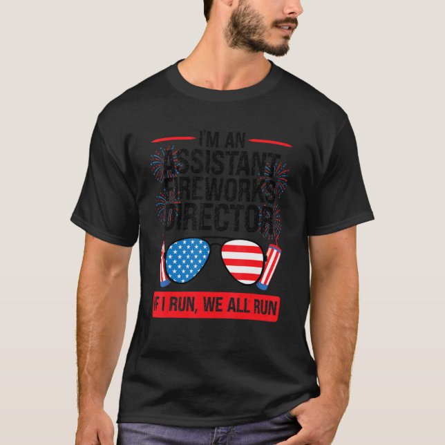 Camiseta Soy un asistente de director de fuegos artificiale (Anverso)