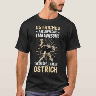 Camiseta Soy Un Ave Sin Vuelo De Animales De Ostrich