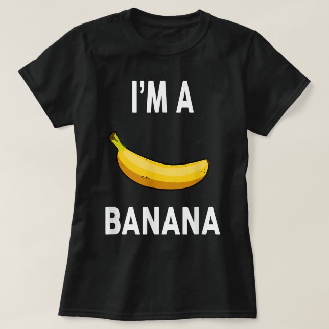 Camiseta Soy un Banana Shirt Halloween Banana Food disfraz  (Diseño del anverso)