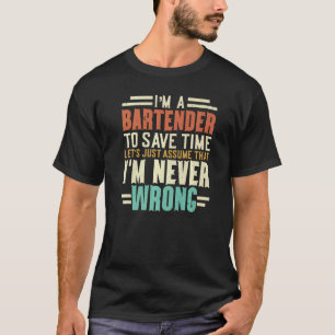 Camiseta Soy un Bartender Bartending Barman Barkeep Mixdesc