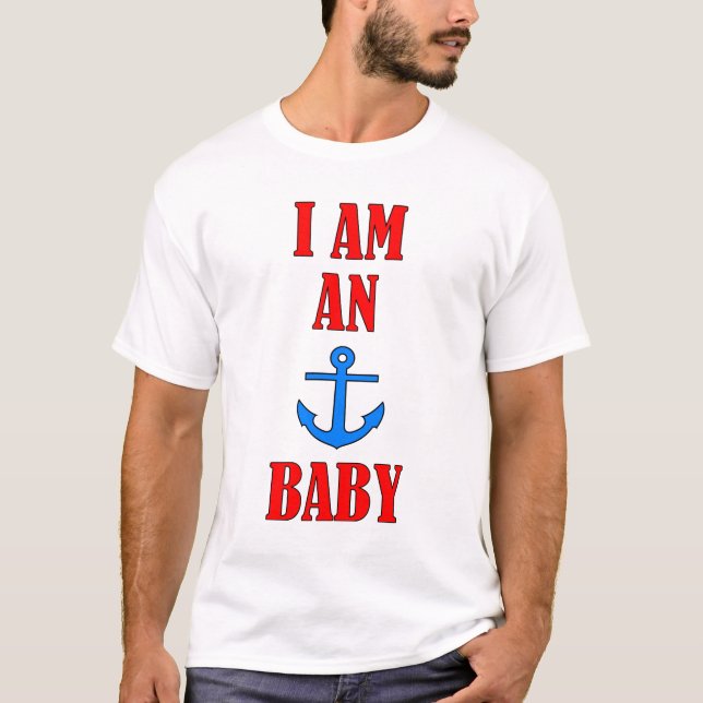 Camiseta Soy un bebé del ancla (Anverso)