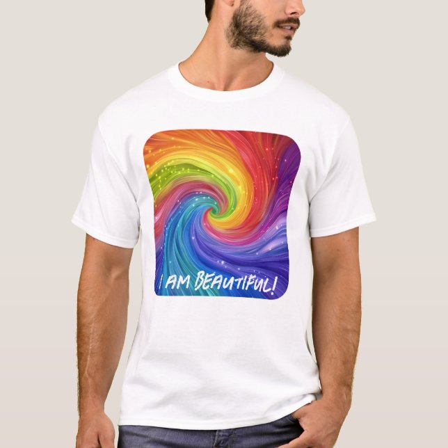Camiseta Soy un bello arte digital (Anverso)