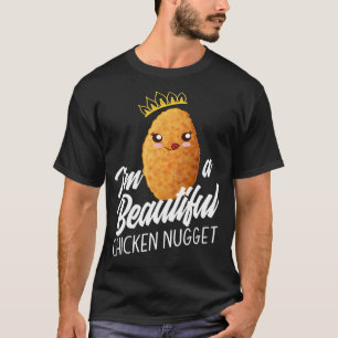 Camiseta Soy un bello pollito de pollo con nugget, un niño