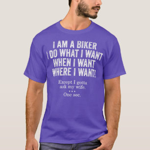 Camiseta Soy Un Biker Que Hago Lo Que Quiero Cuando Quiero