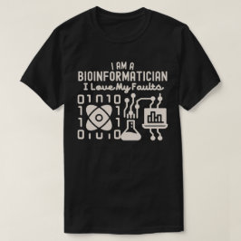 Camiseta Soy un bioinformático Amo mis defectos