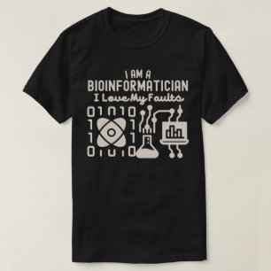 Camiseta Soy un bioinformático Amo mis defectos